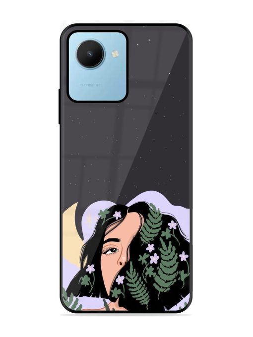 Lunar Lullaby Glossy Soft Edge Case for Realme C30S Chachhi