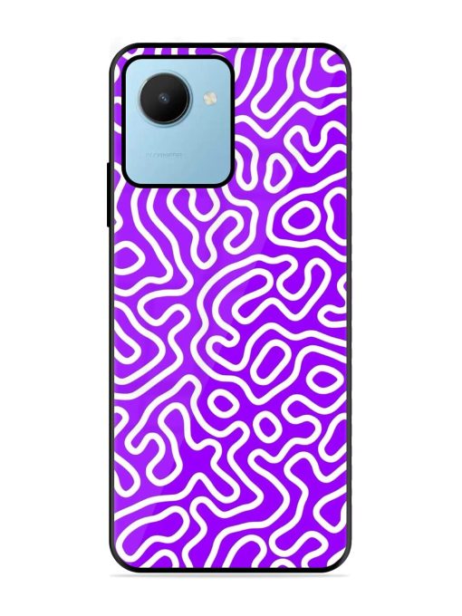 Wavy Wonder Glossy Soft Edge Case for Realme C30S Chachhi