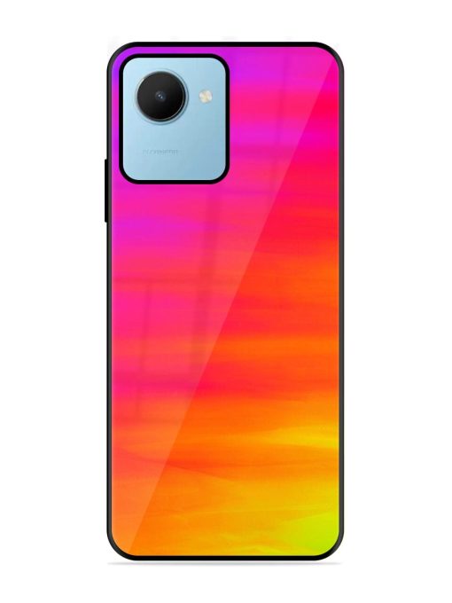 Neon Horizon Glossy Soft Edge Case for Realme C30S Chachhi