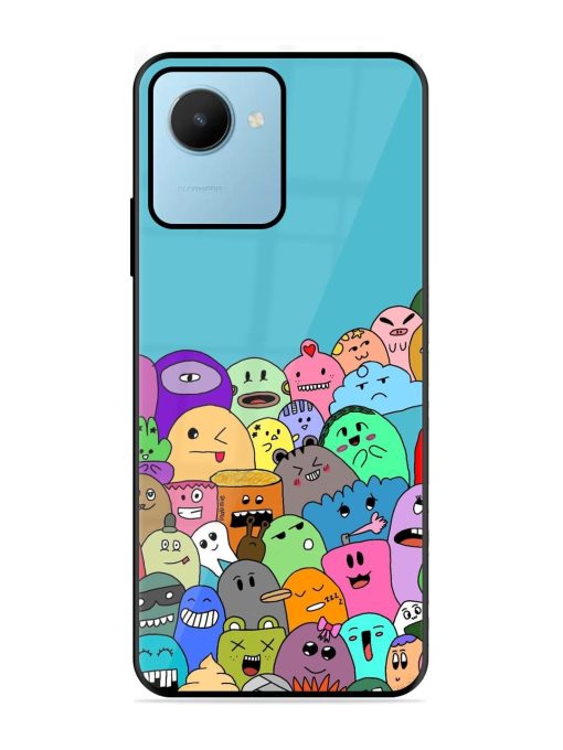 Monster Mash Glossy Soft Edge Case for Realme C30S Chachhi