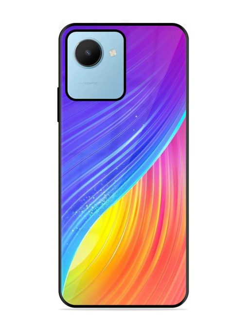 Neon Swirl Glossy Soft Edge Case for Realme C30S Chachhi