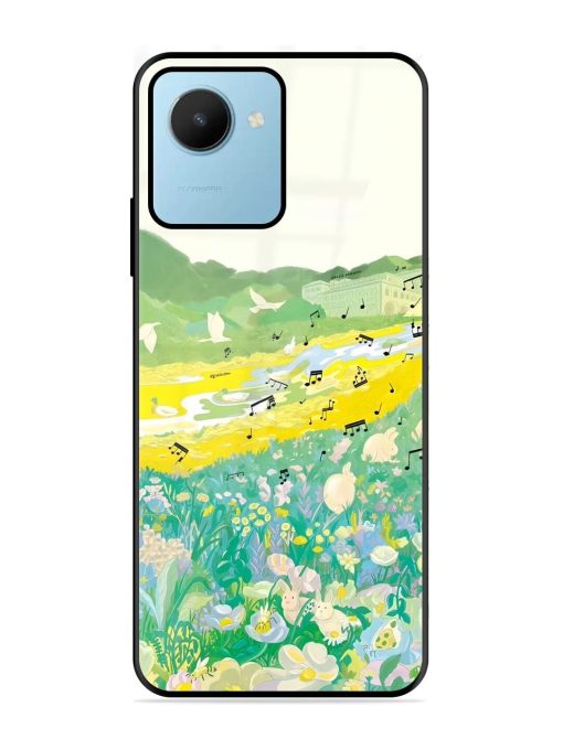 Melody In Bloom Glossy Soft Edge Case for Realme C30S Chachhi