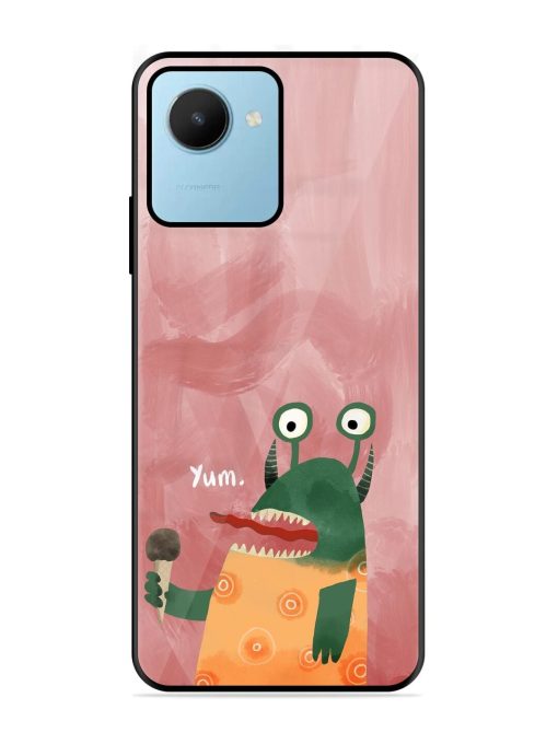 Hungry Monster Glossy Soft Edge Case for Realme C30S Chachhi