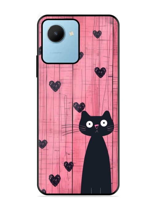 Feline Valentine'S Day Glossy Soft Edge Case for Realme C30S Chachhi