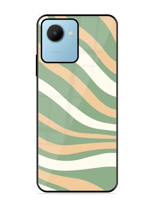 Wavy Pastel Paradise Glossy Soft Edge Case for Realme C30S Chachhi