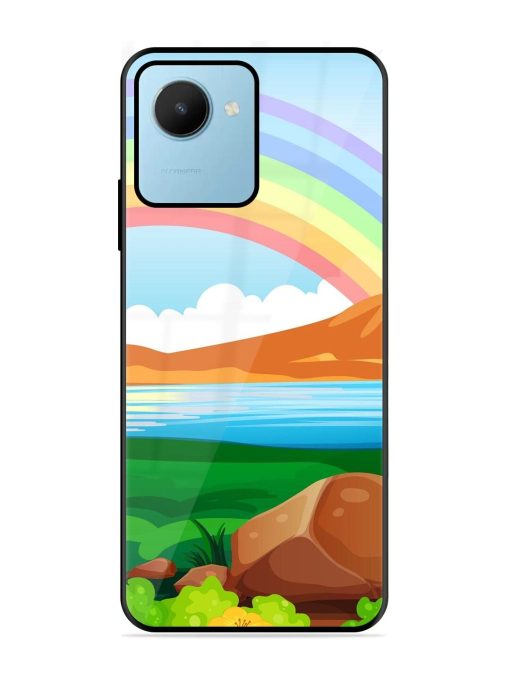 Rainbow Over The Lake Glossy Soft Edge Case for Realme C30S Chachhi