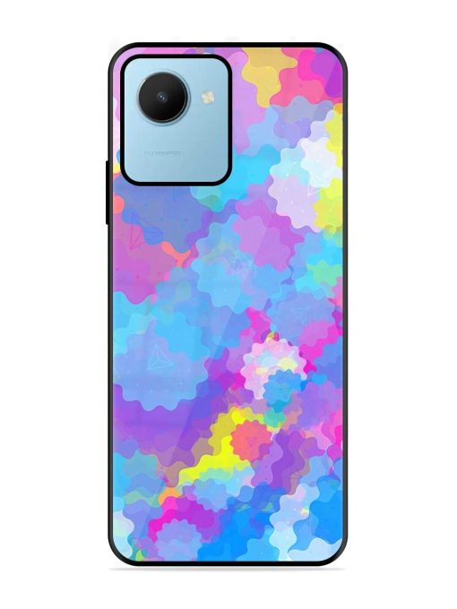 Psychedelic Cloud Burst Glossy Soft Edge Case for Realme C30S Chachhi