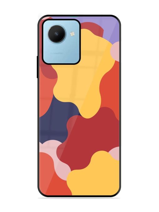 Gooey Color Chaos Glossy Soft Edge Case for Realme C30S Chachhi