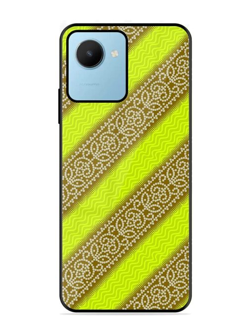 Golden Bandana Bliss Glossy Soft Edge Case for Realme C30S Chachhi