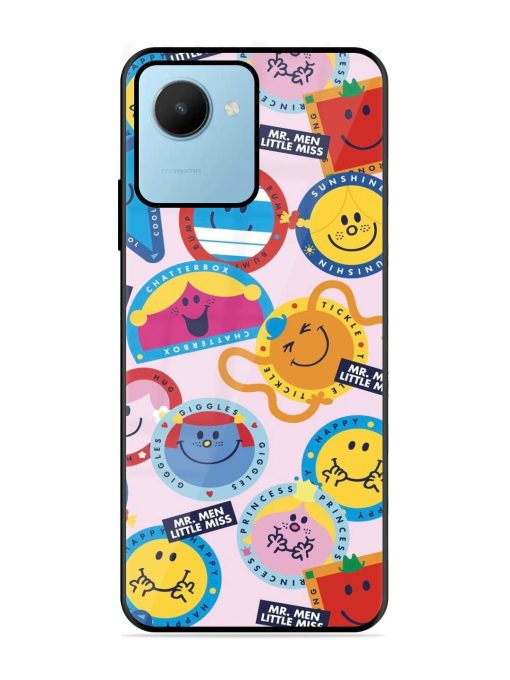 Whimsical Mr. Men & Little Miss Glossy Soft Edge Case for Realme C30S Chachhi