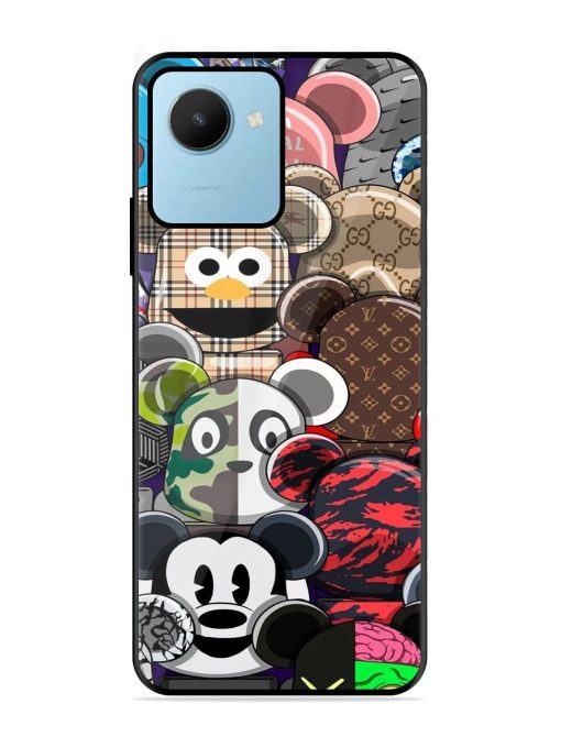 Streetwear Bearbrick Extravaganza Glossy Soft Edge Case for Realme C30S Chachhi