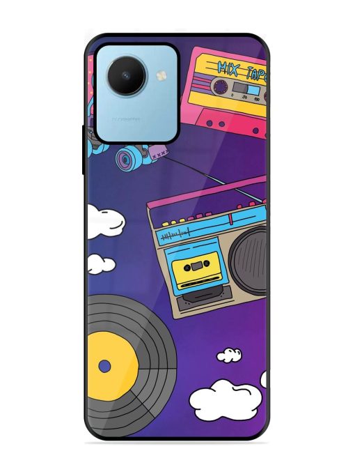 Retro Vibes Glossy Soft Edge Case for Realme C30S Chachhi