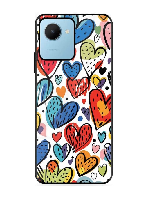 Heartfelt Harmony Glossy Soft Edge Case for Realme C30S Chachhi