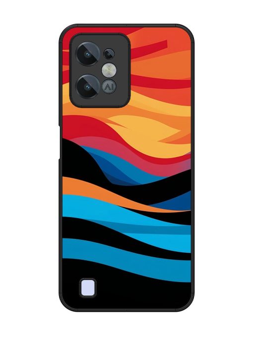 Blazing Currents Glossy Soft Edge Case for Realme C31 Chachhi