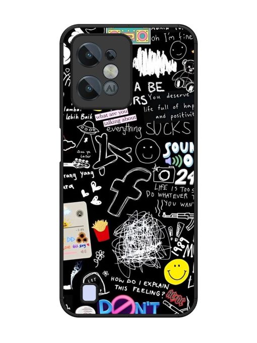 Doodle Diary Glossy Soft Edge Case for Realme C31 Chachhi