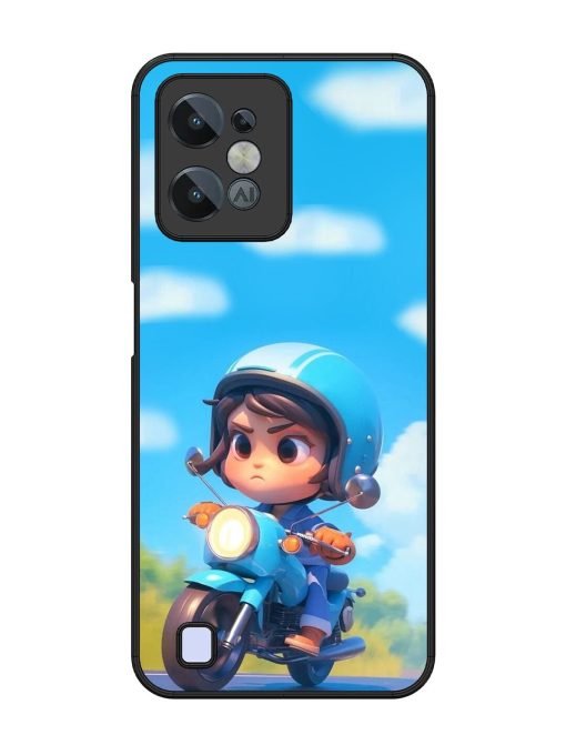 Little Rider Glossy Soft Edge Case for Realme C31 Chachhi