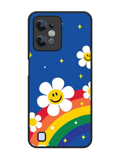 Happy Daisies And Rainbow Sky Glossy Soft Edge Case for Realme C31