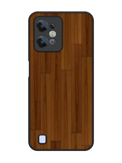 Warm Woodgrain Glossy Soft Edge Case for Realme C31 Chachhi