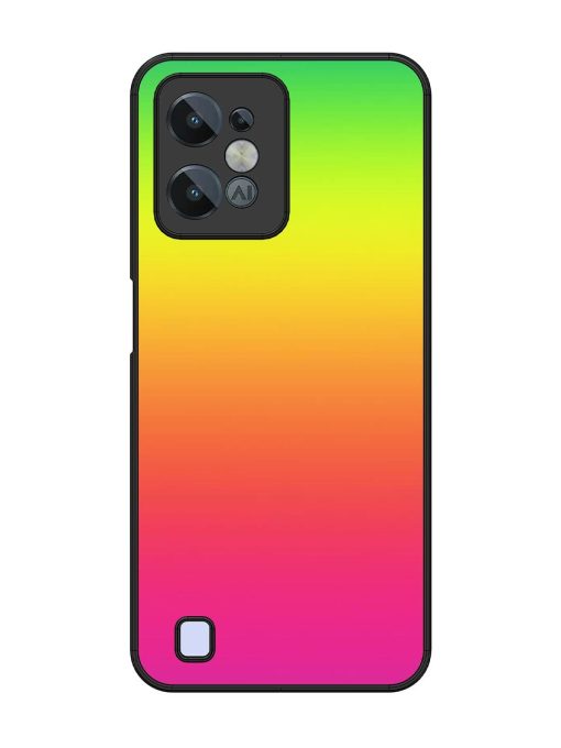 Rainbow Gradient Glossy Soft Edge Case for Realme C31 Chachhi