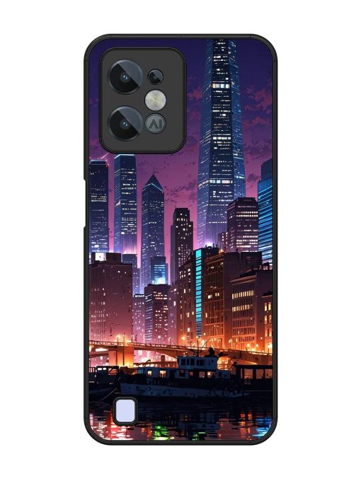 Neon Nightscape Glossy Soft Edge Case for Realme C31 Chachhi