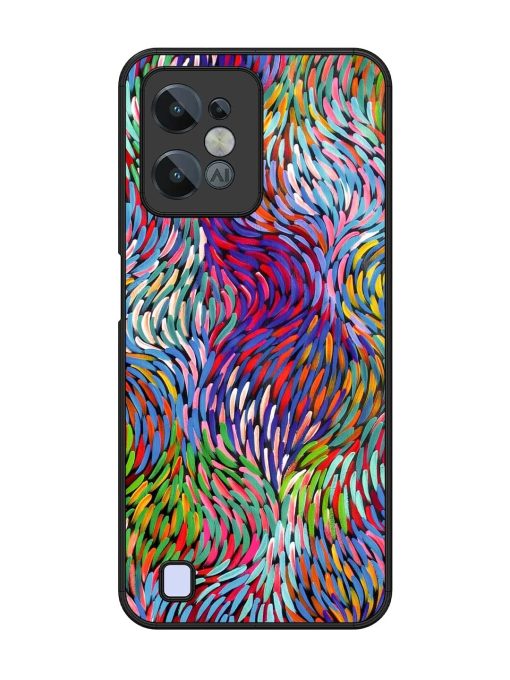 Vibrant Waves Glossy Soft Edge Case for Realme C31 Chachhi