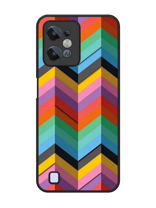 Colorful Zigzag Glossy Soft Edge Case for Realme C31 Chachhi