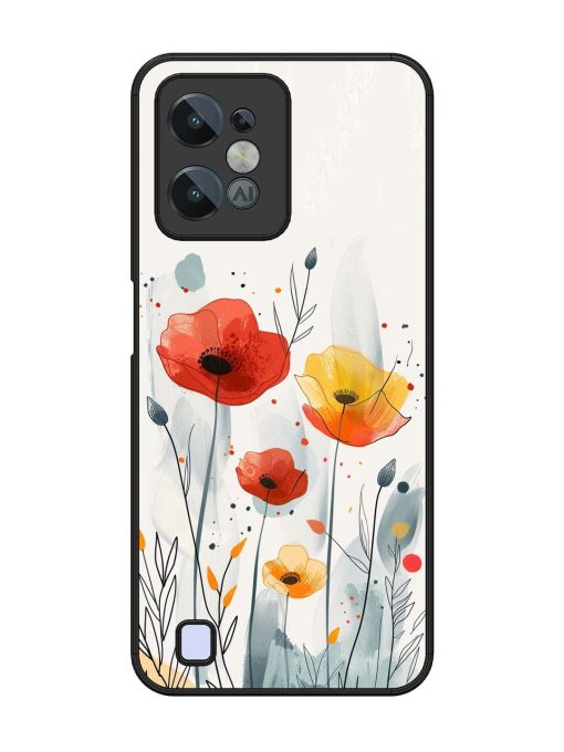 Poppy Fields Glossy Soft Edge Case for Realme C31 Chachhi