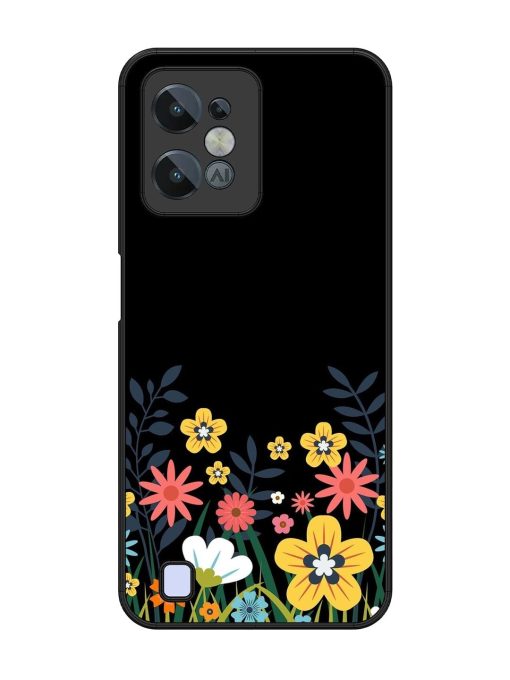 Floral Night Sky Glossy Soft Edge Case for Realme C31 Chachhi