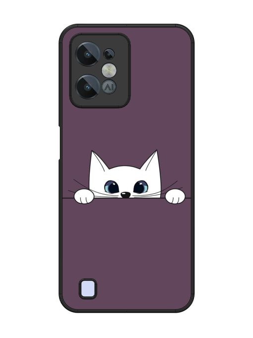 Peek-A-Boo Kitty Glossy Soft Edge Case for Realme C31 Chachhi