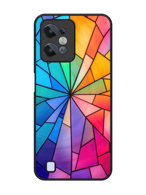 Stained Glass Kaleidoscope Of Colors Glossy Soft Edge Case for Realme C31 Chachhi