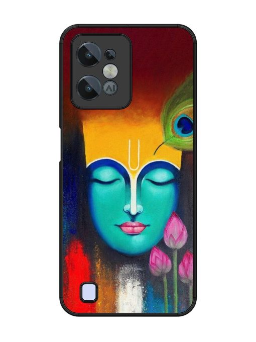 Divine Tranquility: The Face Of Krishna Glossy Soft Edge Case for Realme C31 Chachhi