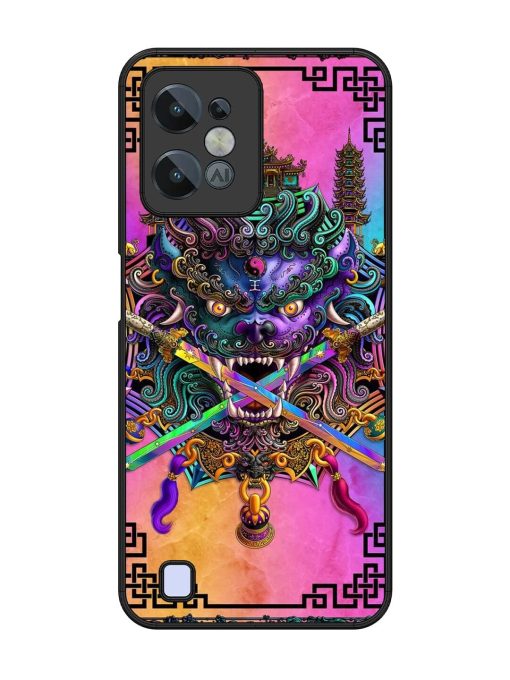 Psychedelic Fu Dog Tapestry Glossy Soft Edge Case for Realme C31 Chachhi