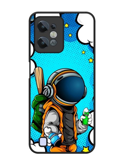 Space Graffiti Artist Glossy Soft Edge Case for Realme C31 Chachhi