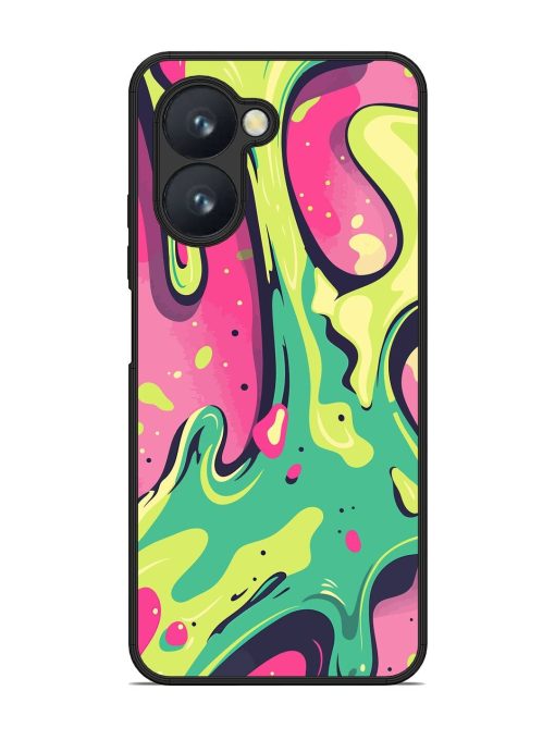 Gooey Grooves Glossy Soft Edge Case for Realme C33 Chachhi