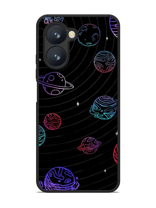 Cosmic Ballet Glossy Soft Edge Case for Realme C33 Chachhi