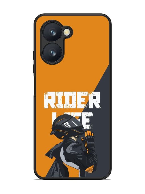 Ride Never Ends Glossy Soft Edge Case for Realme C33 Chachhi