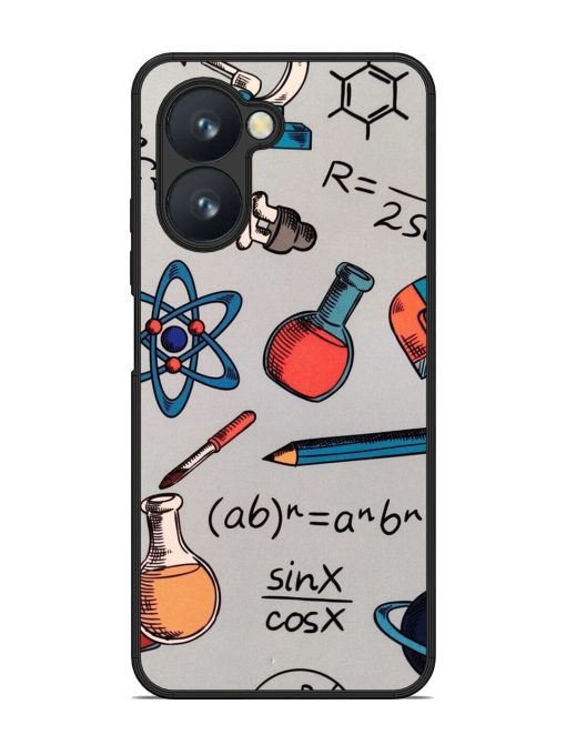 Science Doodle Glossy Soft Edge Case for Realme C33 Chachhi