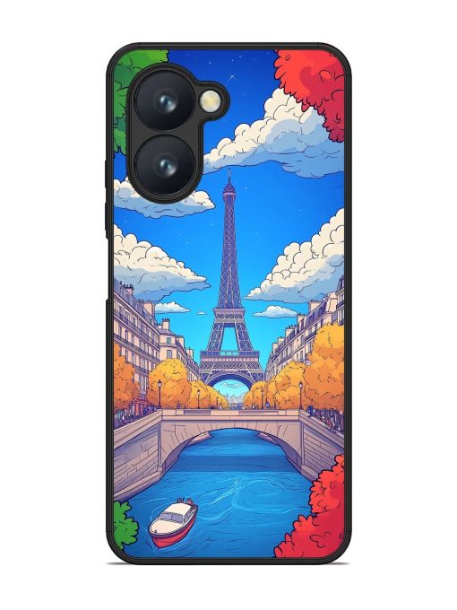 Parisian Panorama Glossy Soft Edge Case for Realme C33 Chachhi