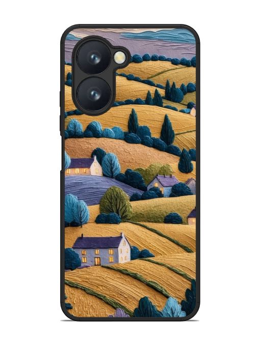 Rolling Hilltop Haven Glossy Soft Edge Case for Realme C33 Chachhi