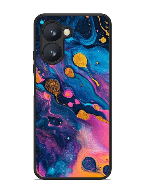 Cosmic Swirl Glossy Soft Edge Case for Realme C33 Chachhi