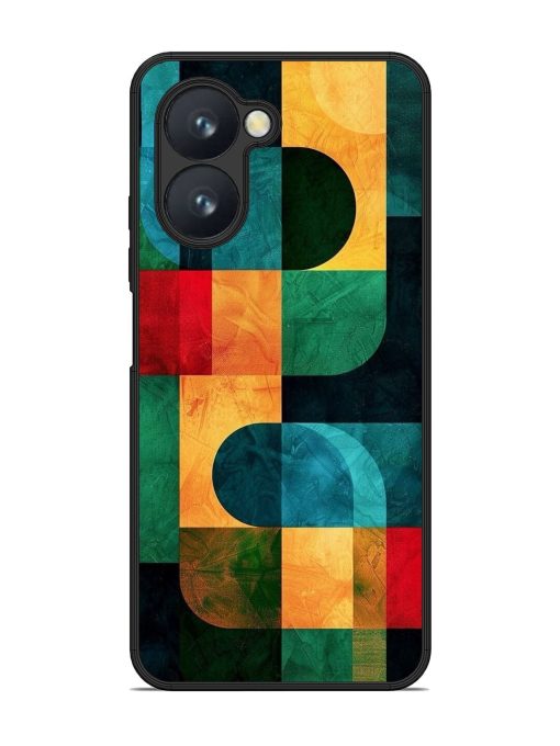 Geometric Harmony Glossy Soft Edge Case for Realme C33 Chachhi