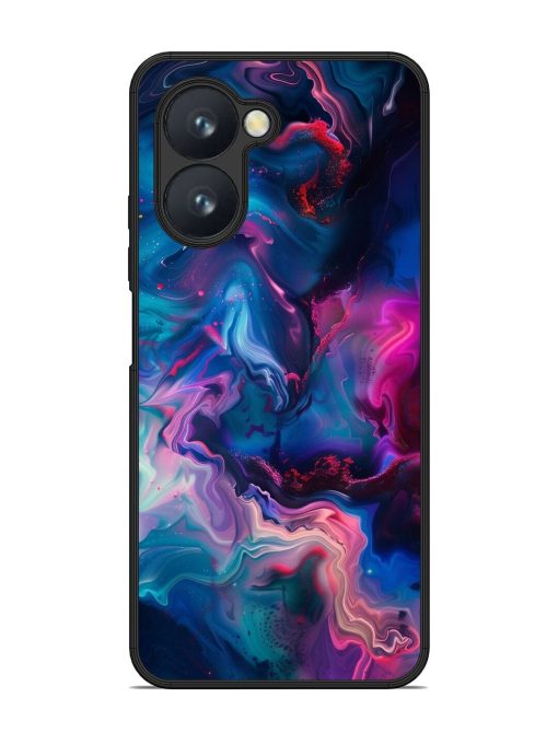 Cosmic Swirl Glossy Soft Edge Case for Realme C33 Chachhi