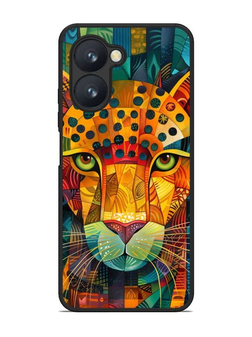 Mosaic Majesty Glossy Soft Edge Case for Realme C33 Chachhi