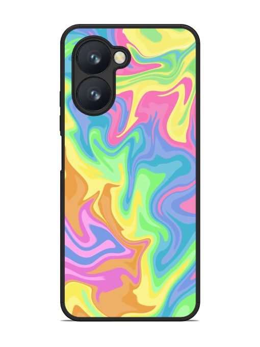 Whimsical Swirl Glossy Soft Edge Case for Realme C33 Chachhi