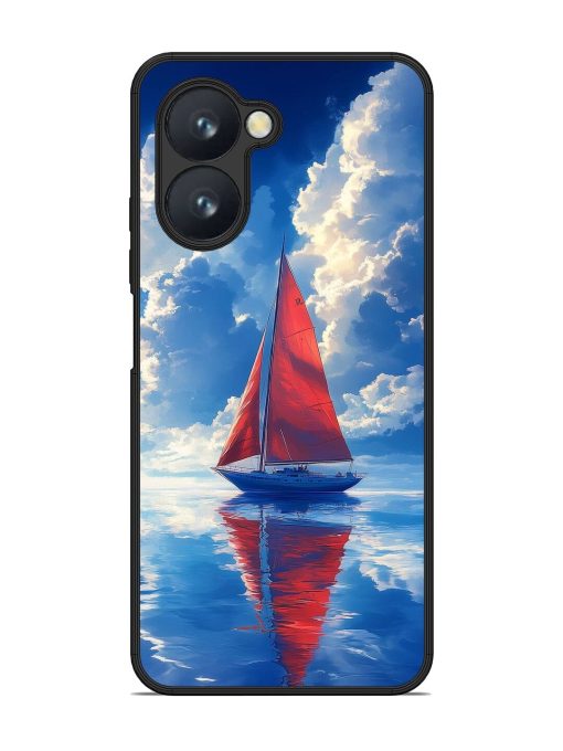 Crimson Sails Glossy Soft Edge Case for Realme C33 Chachhi