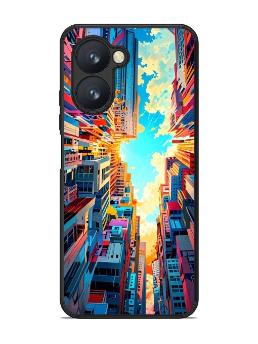 Skyward City Glossy Soft Edge Case for Realme C33 Chachhi