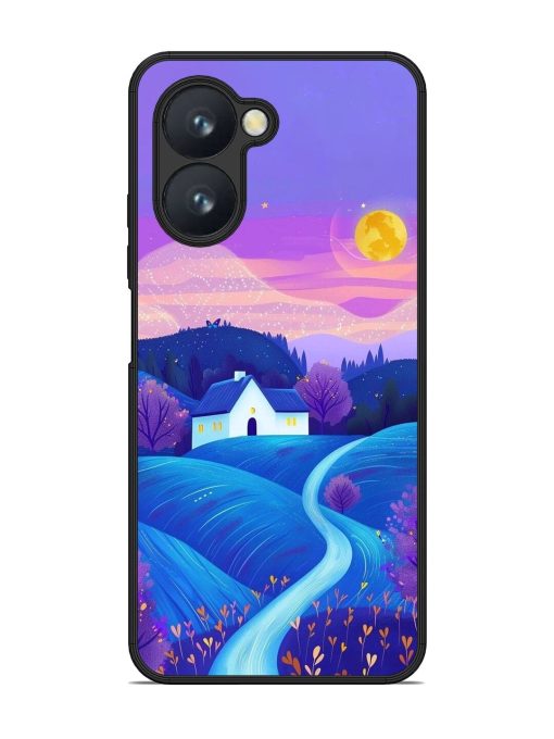 Moonlit Meadow Glossy Soft Edge Case for Realme C33 Chachhi