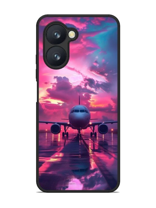 Neon Runway Glossy Soft Edge Case for Realme C33 Chachhi