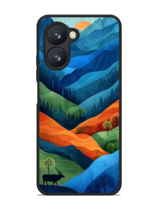 Layers Of The Land Glossy Soft Edge Case for Realme C33 Chachhi