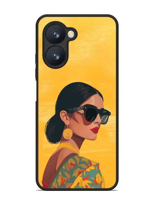 Neon Nightscape Glossy Soft Edge Case for Realme C33 Chachhi